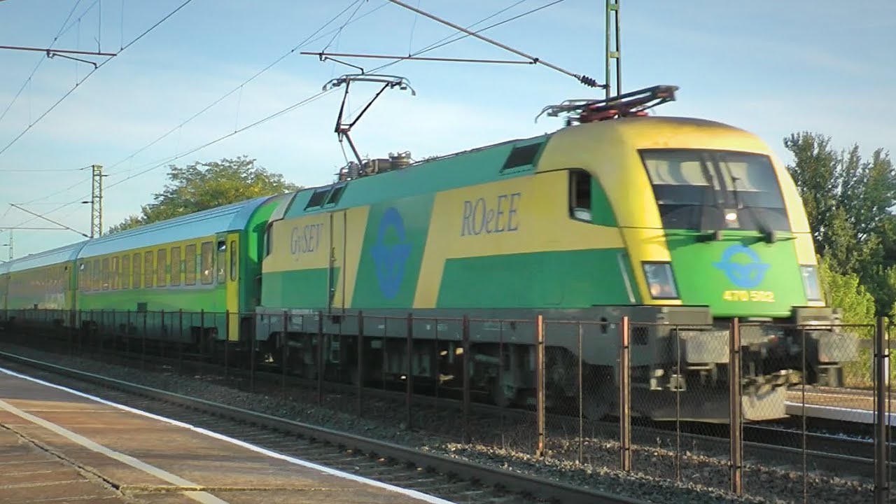 Trains at Vértesszőlős, Hungary on the 10th of September 2019 / Vonatok Vértesszőlősön