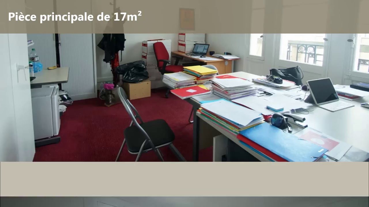 location bureau non meubl&eacute; de 17m&sup2; 75017