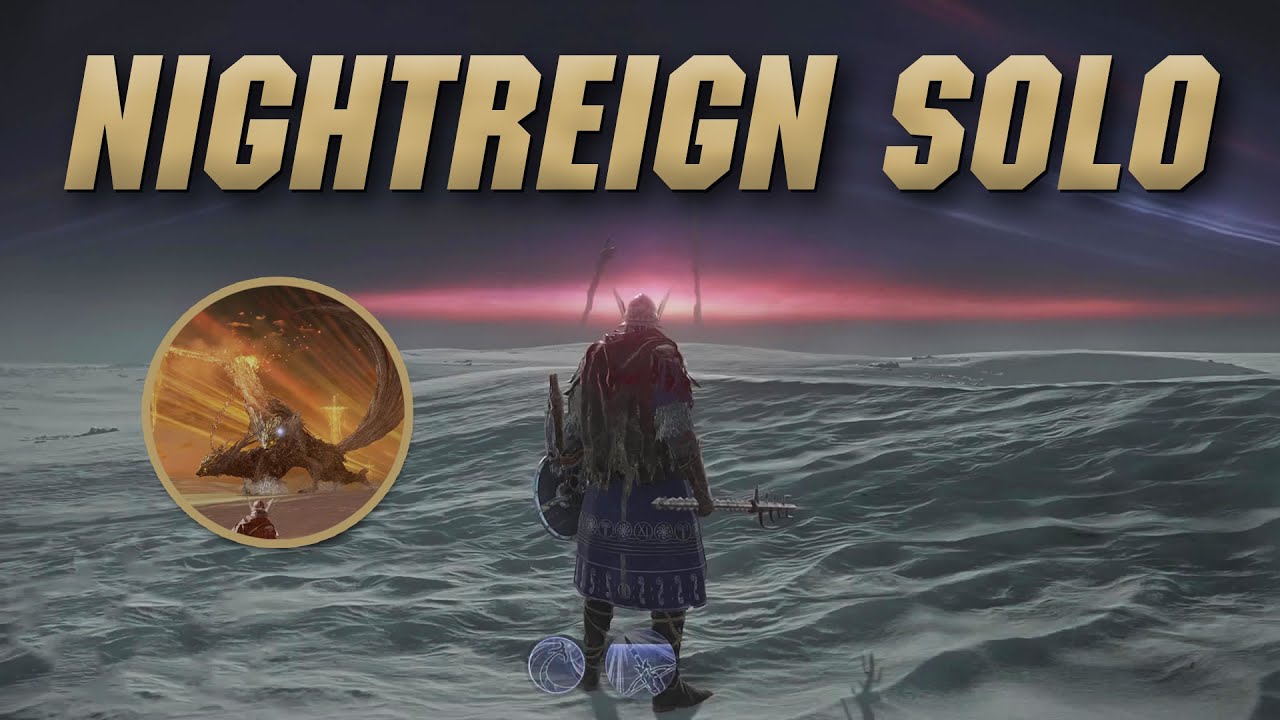 NIGHTREIGN SOLO: Tricephalos Boss Kill aka Gladius, Beast of the Night - ELDEN RING