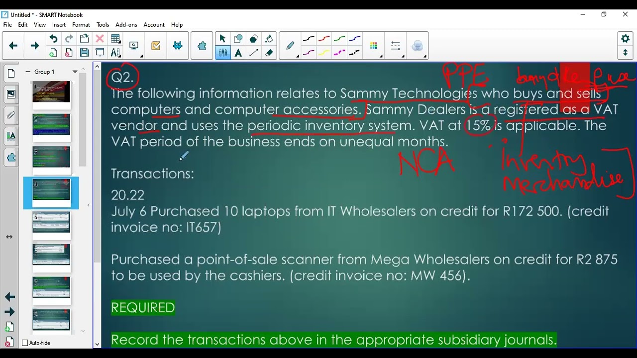 FAC1502 VAT TRANSACTIONS AND JOURNALS: 11 MARCH SESSION
