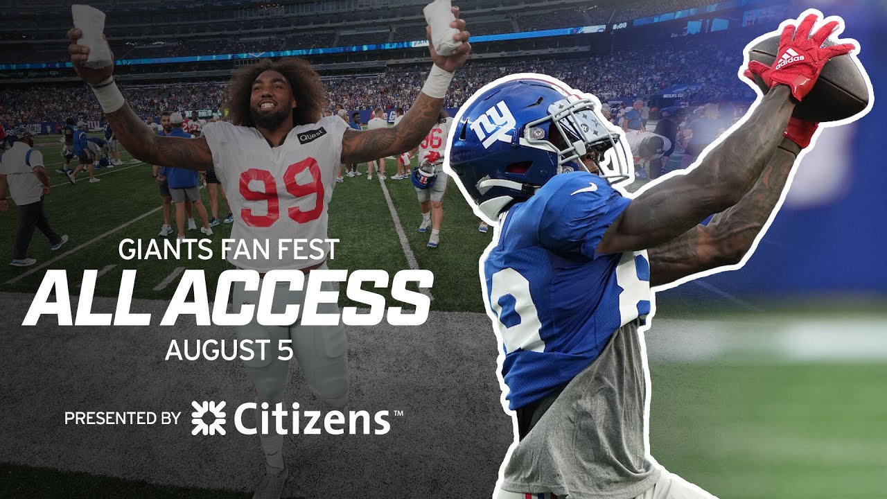 ALL ACCESS LOOK: Blue-White Scrimmage at Fan Fest | New York Giants