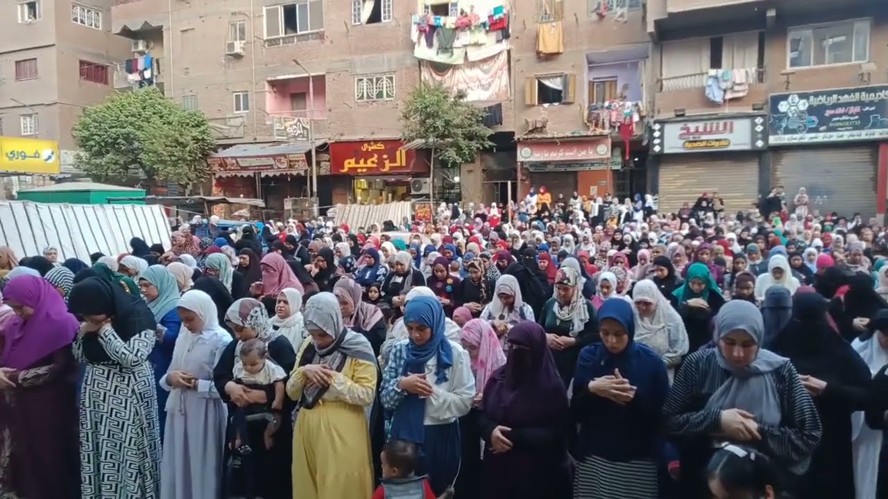صلاه العيد في مصر شبرا الخيمه