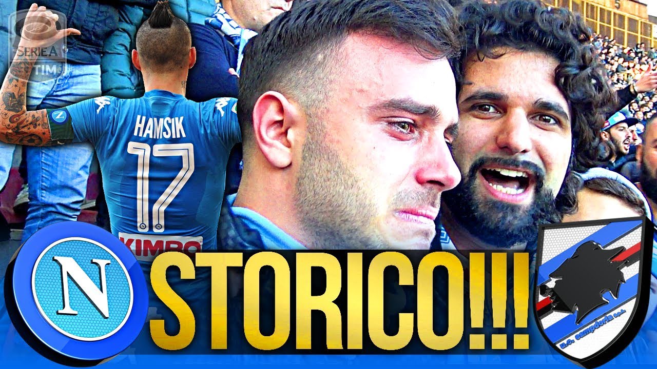 NAPOLI 3-2 SAMPDORIA | STORICO!!! LIVE REACTION GOL CURVA B HD