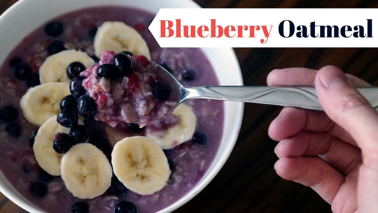 Blueberry Oatmeal Recipe - Easy Breakfast Recipes - Easy Dairy Free Recipes