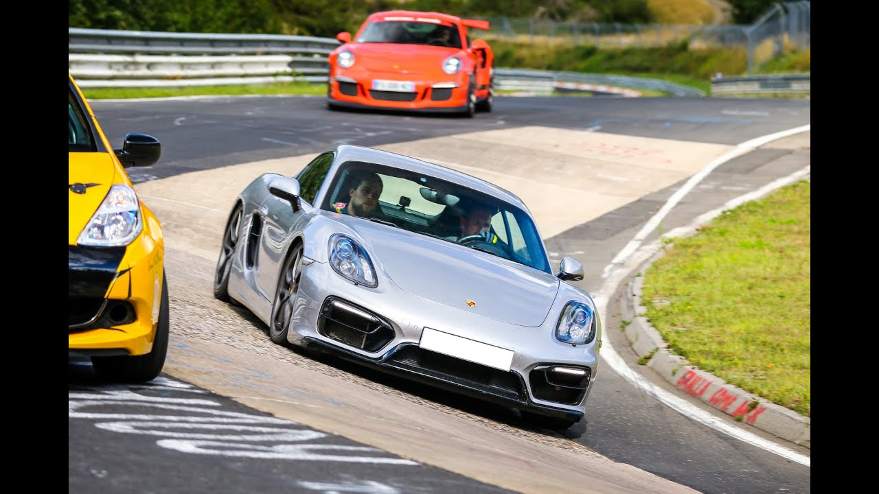 Porsche Cayman GTS 981 Nürburgring Nordschleife BTG 7:56 (traffic)