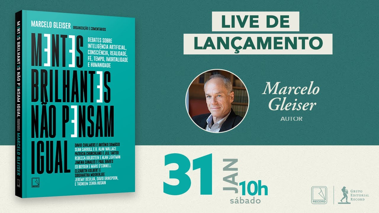 Live de lançamento - Mentes Brilhantes Não Pensam Igual