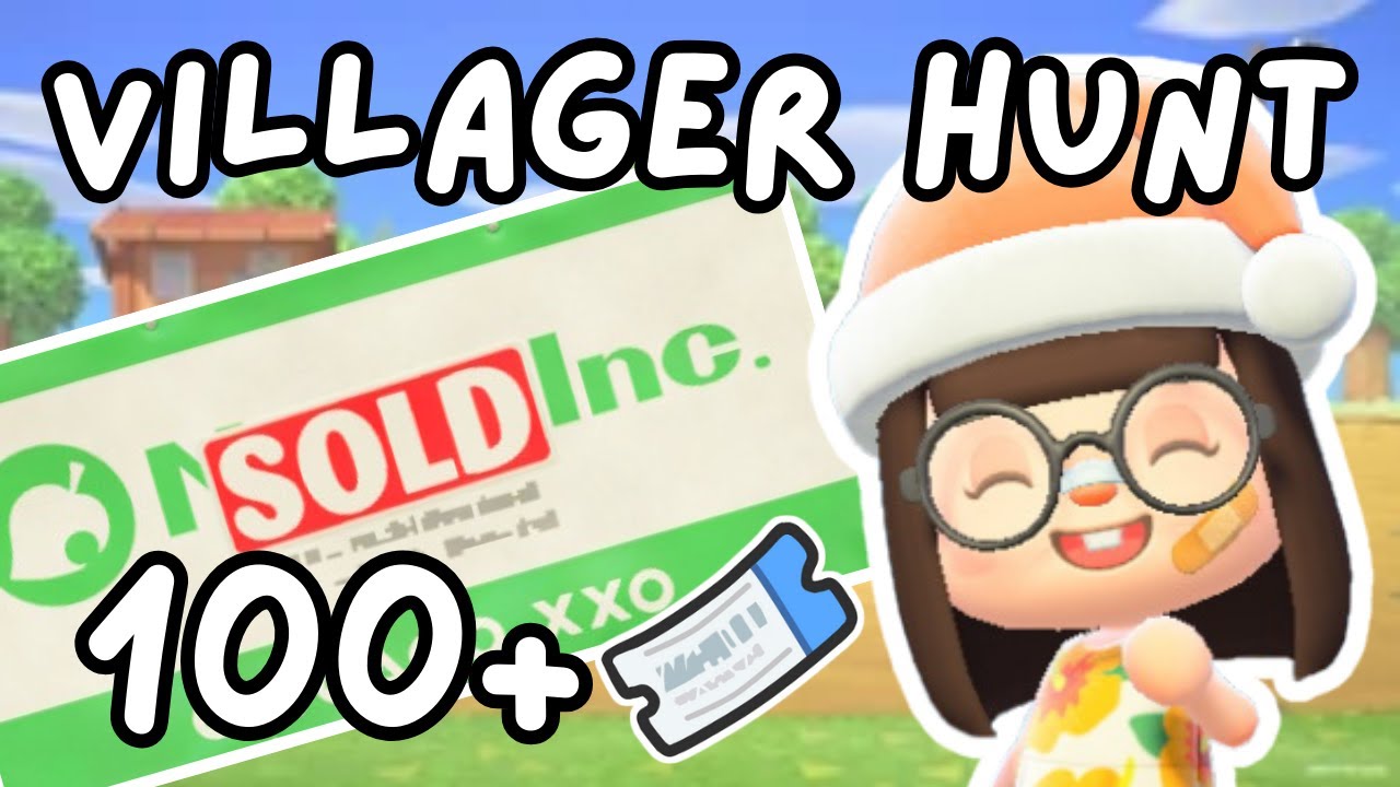 100+ ticket villager hunt for my Christmas island!