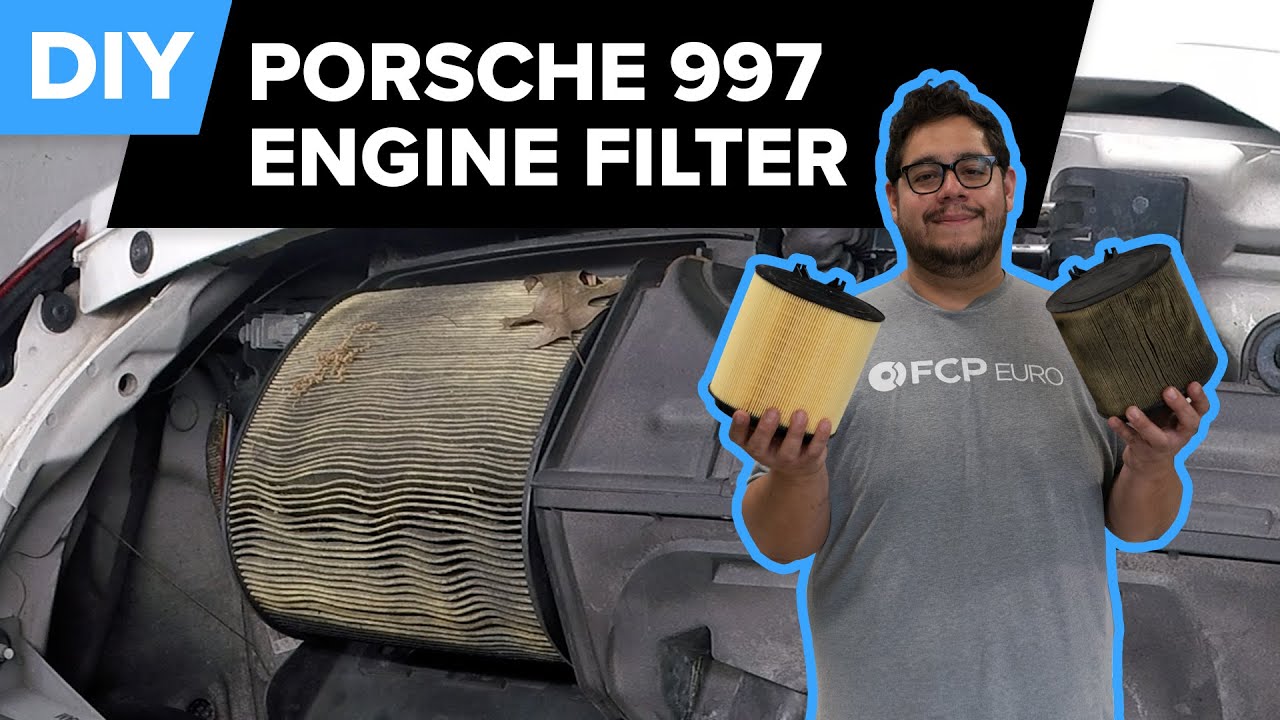 Замена воздушного фильтра двигателя Porsche 997 своими руками (Porsche Carrera, S, 4S, Targa, GTS...