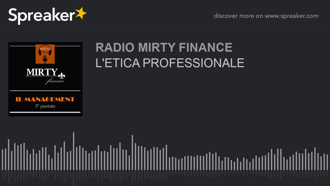 L'ETICA PROFESSIONALE