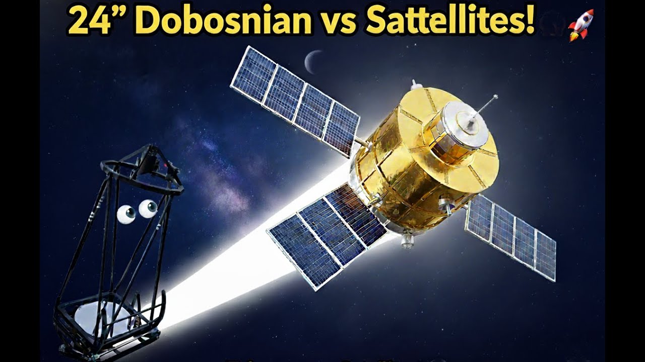 Отслеживание спутников с помощью GoTo Dobsonian
