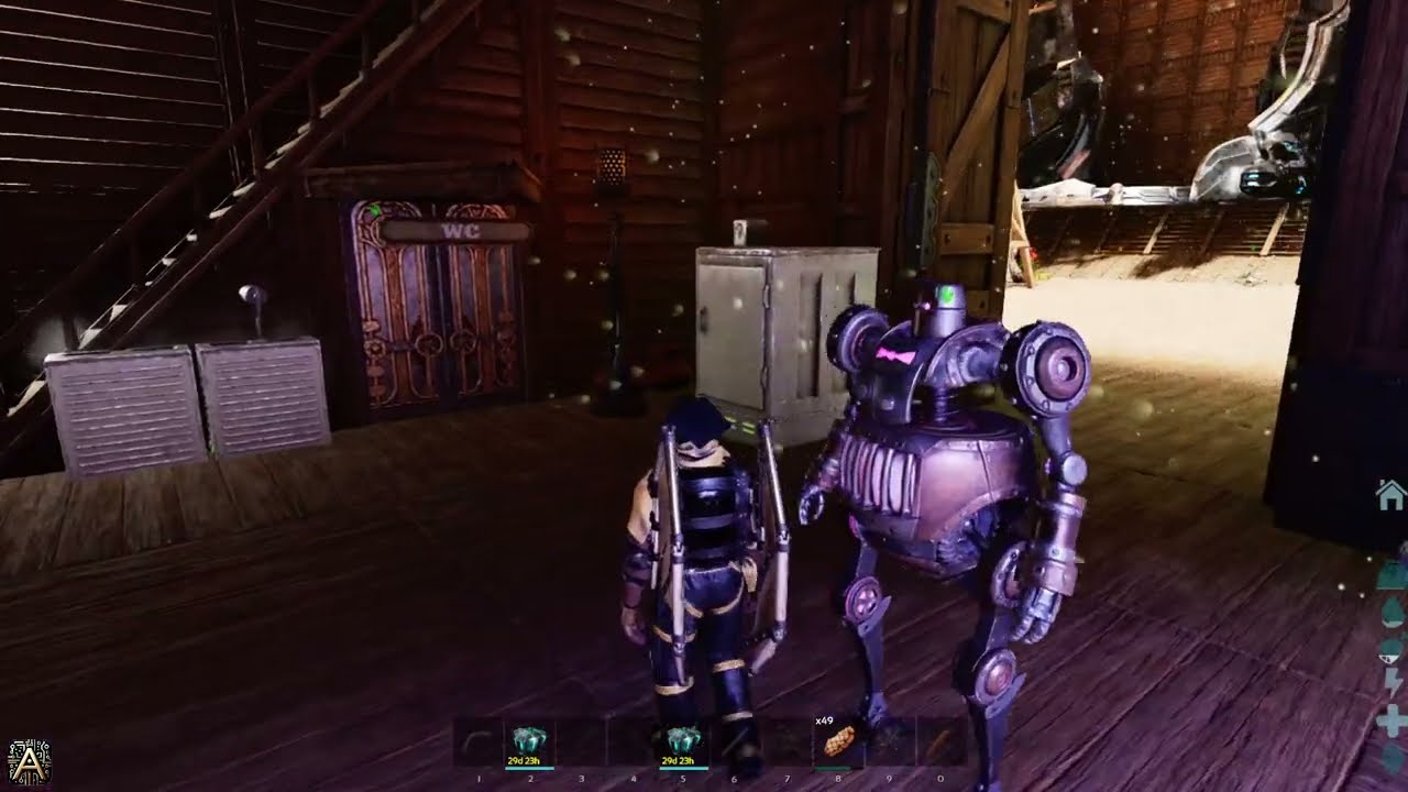 Fix Sir 5rM8 Robot Collecting Crops Ark Survival Ascended #ardenius