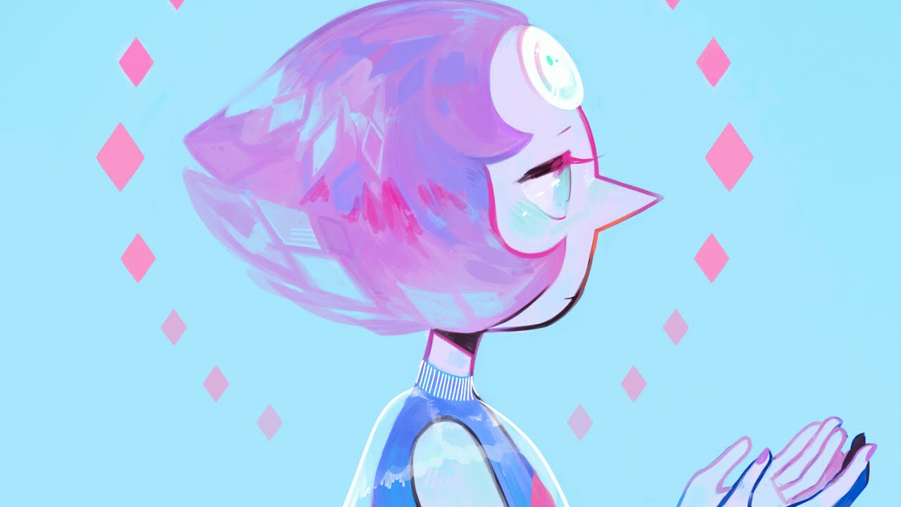Steven Universe Pearl Speedpaint (Paint tool sai)