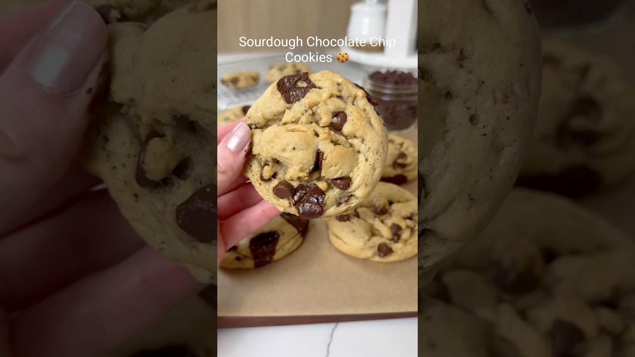 ЛУЧШЕЕ печенье на закваске с шоколадной крошкой