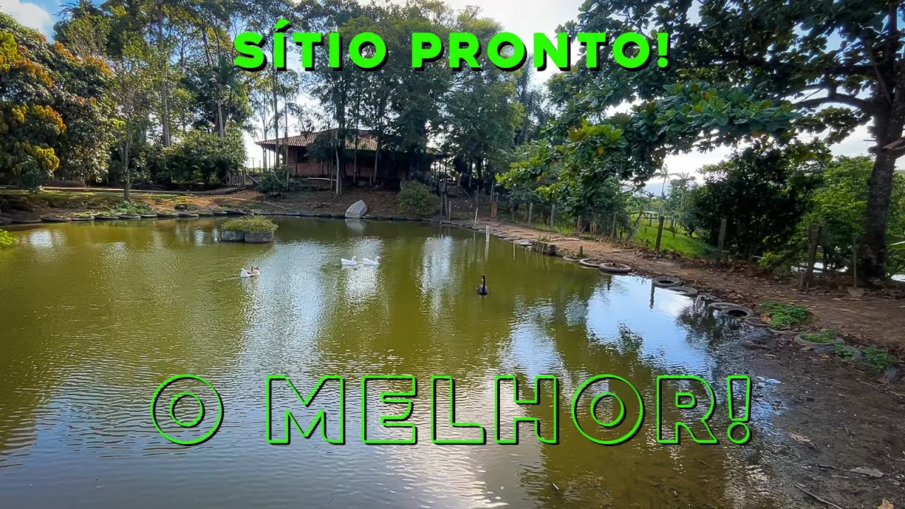 SÍTIO COM ESTRUTURA PERFEITA! 5 LAGOAS, QUADRA, NASCENTES, SALÃO DE FESTAS E 2 CASAS (VENDIDO)