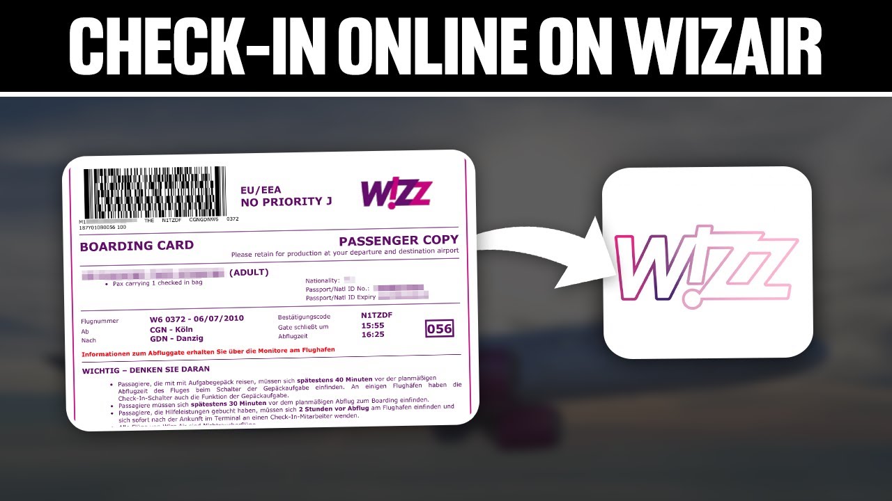 How To Check-in Online On Wizair ! (Full Tutorial)