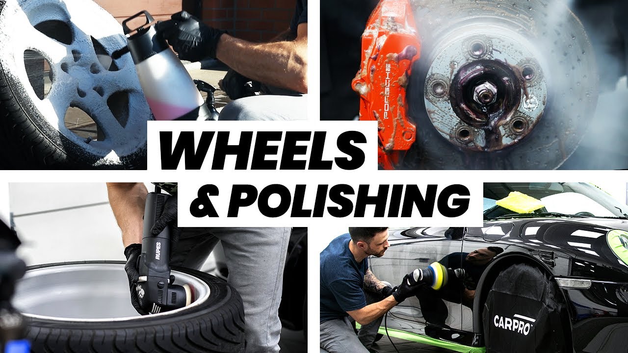 Deep Cleaning Wheels & Paint Correction - 16 Year Old Porsche 911 (996) - ASMR