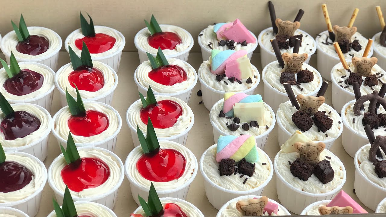 Easy Chiffon Cupcake Recipe/ชิฟฟ่อนคัพเค้กแบบง่ายๆ คัพเค้กน่ารักๆ ทำง่ายๆ ทำขายได้