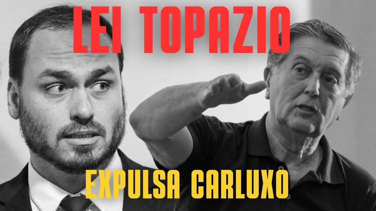 LEI TOPAZIO EXPULSA CARLUXO ANTES MESMO DE CHEGAR