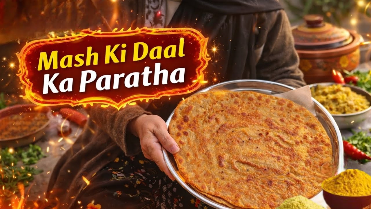 Mash Daal Paratha | Daal Wala Paratha | Easy Recipe Village Style 