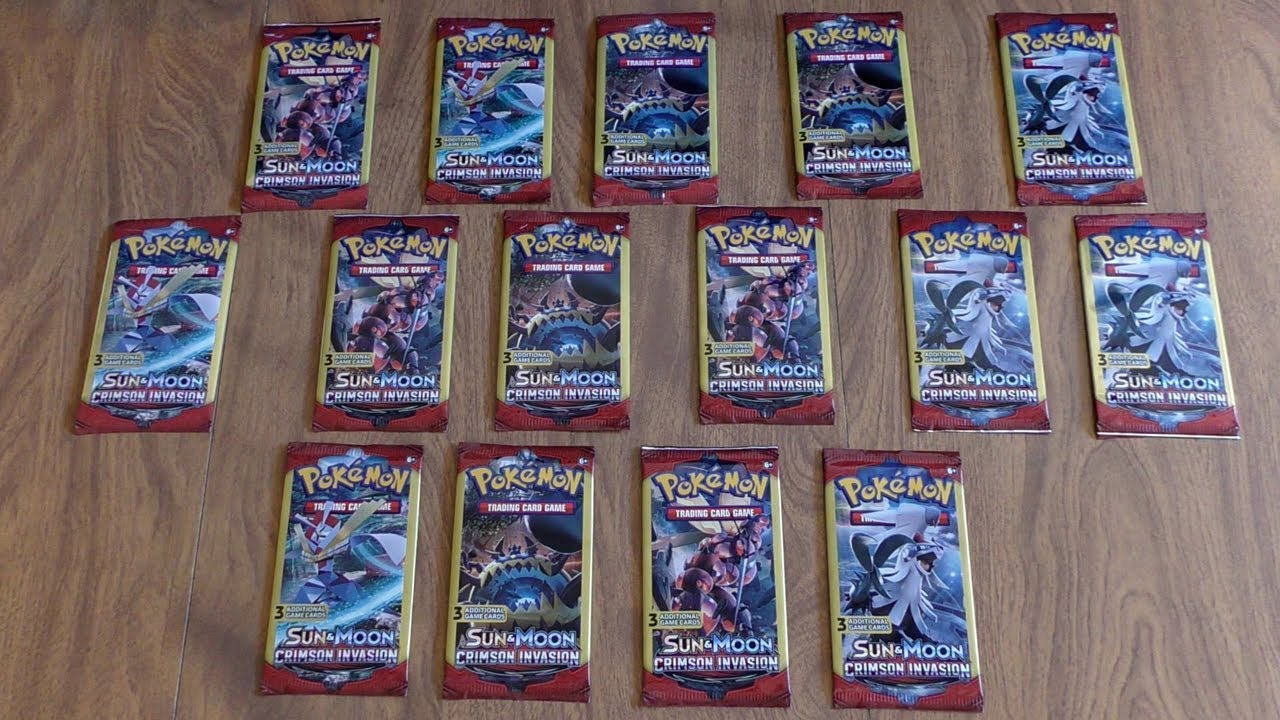 15 Crimson Invasion Booster Pack Opening