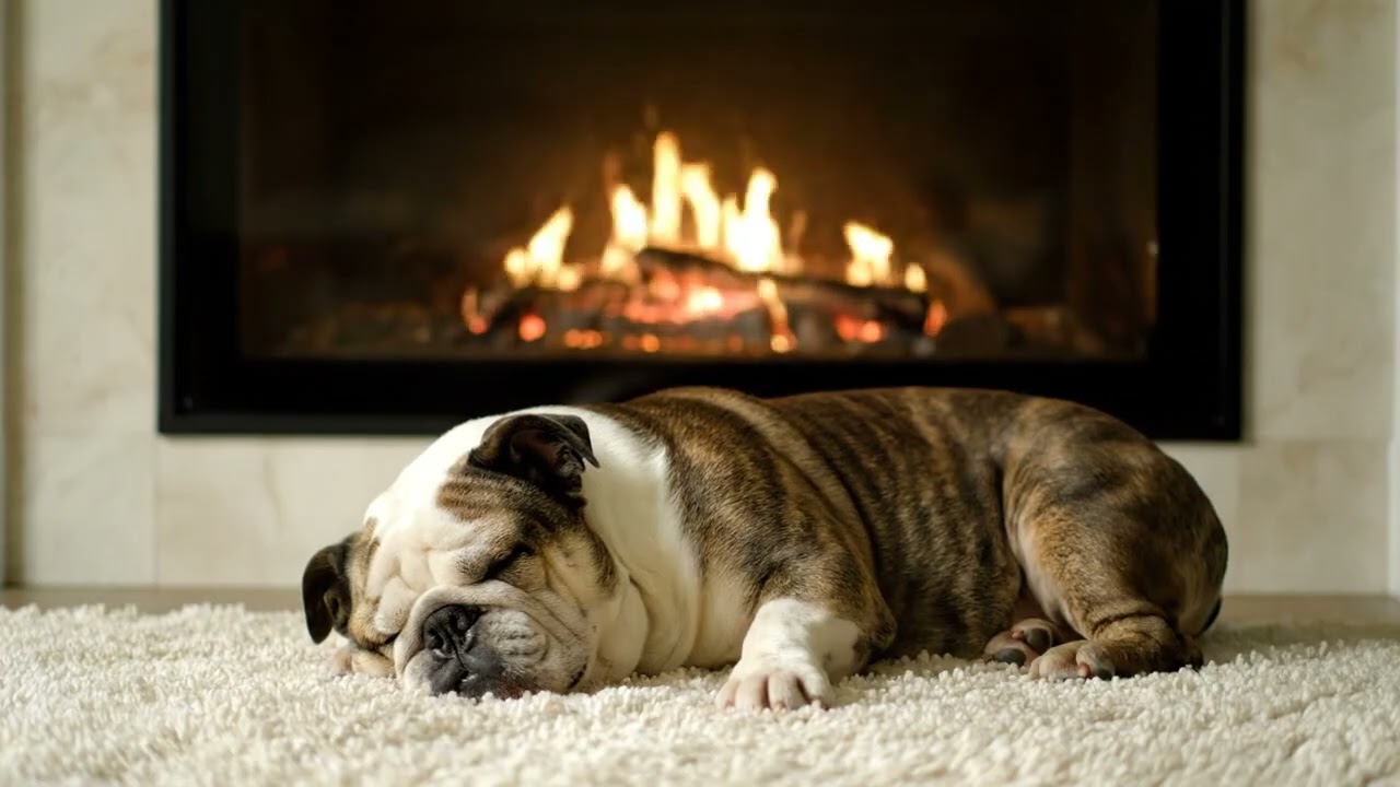 Relaxing Fire Crackling Sounds | Fireplace Ambience for Sleep