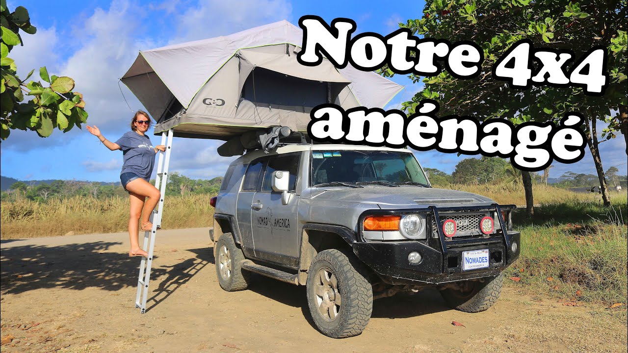 Présentation du TOYOTA FJ CRUISER 4X4 avec tente de toit