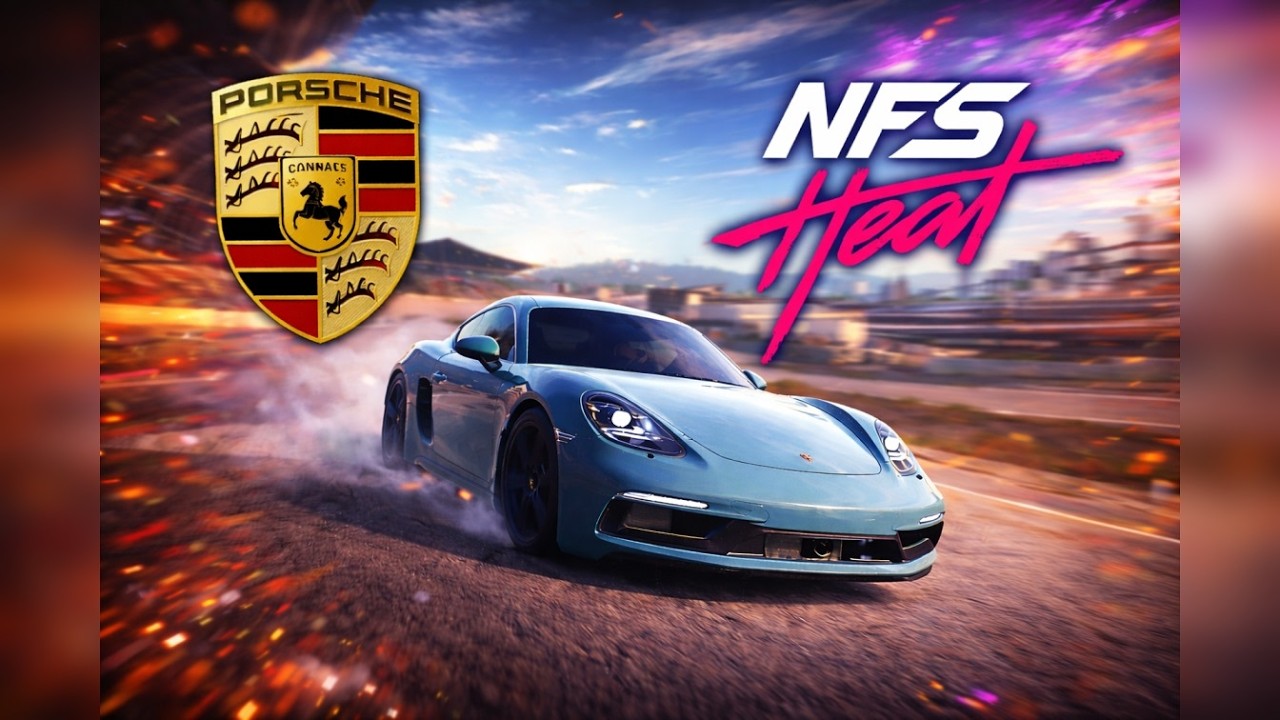 Porsche 718 Cayman GTS ’18 | NFS Heat Gameplay Sim🔥 #carsimulation #realisticcardriving #cardrive