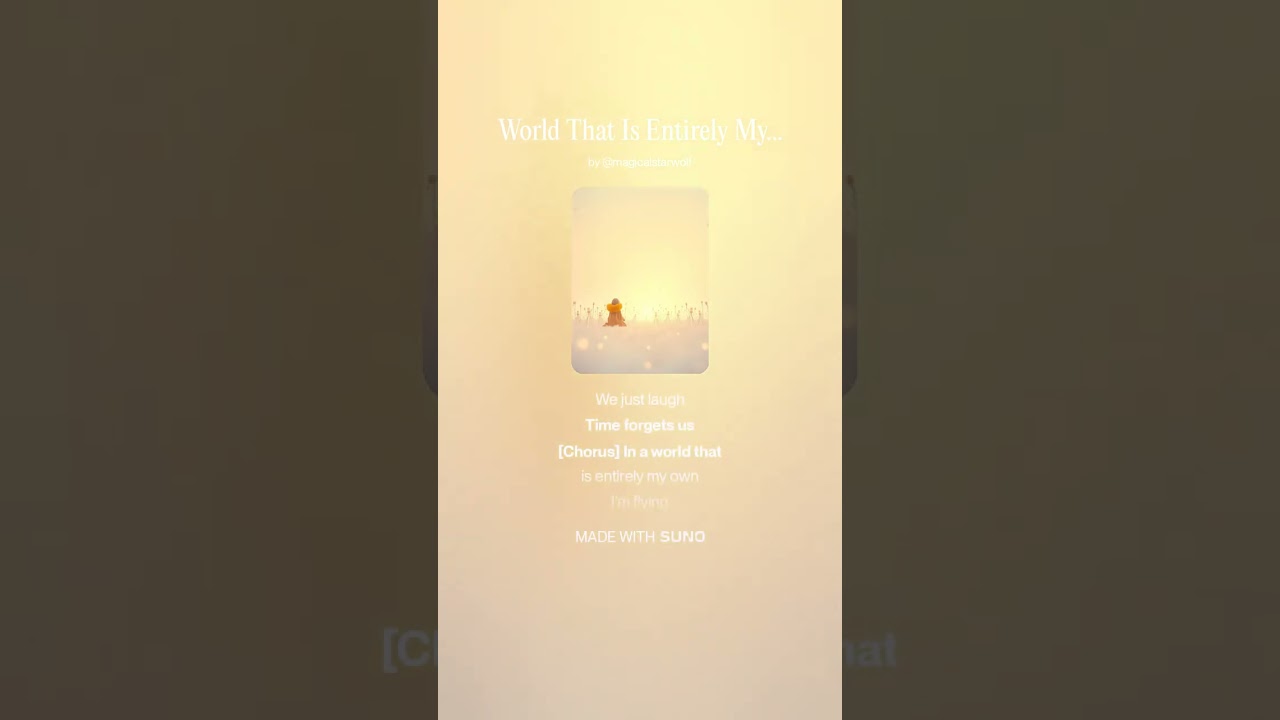 World That Is Entirely My Own