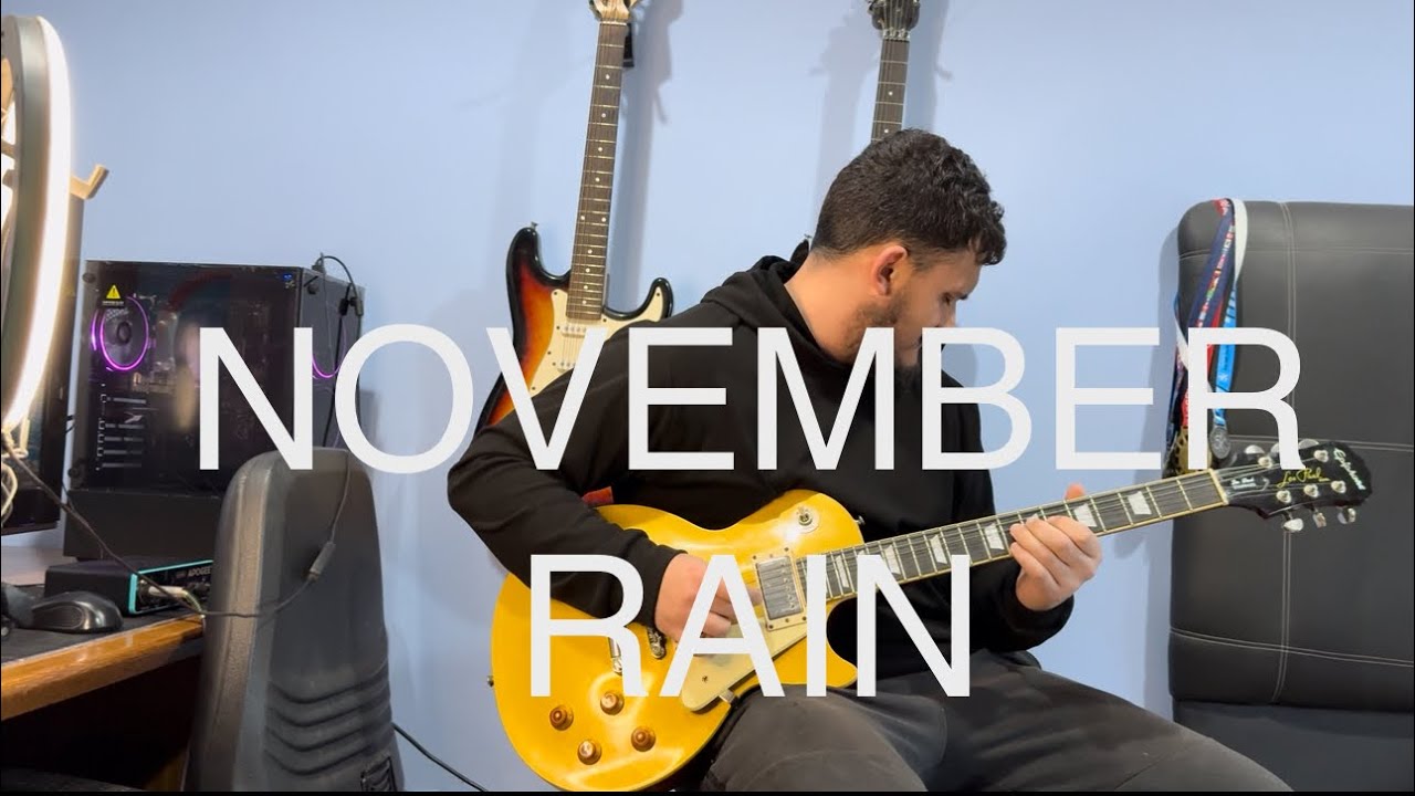 Guns N’ Roses - November Rain - Electric Guitar Cover - (Agustín Castro Der Bedrosian)