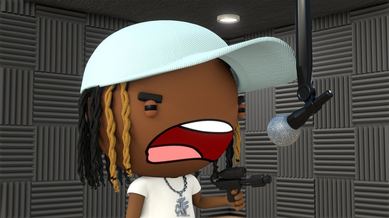 How King Von Records In The Studio (Animated Parody)
