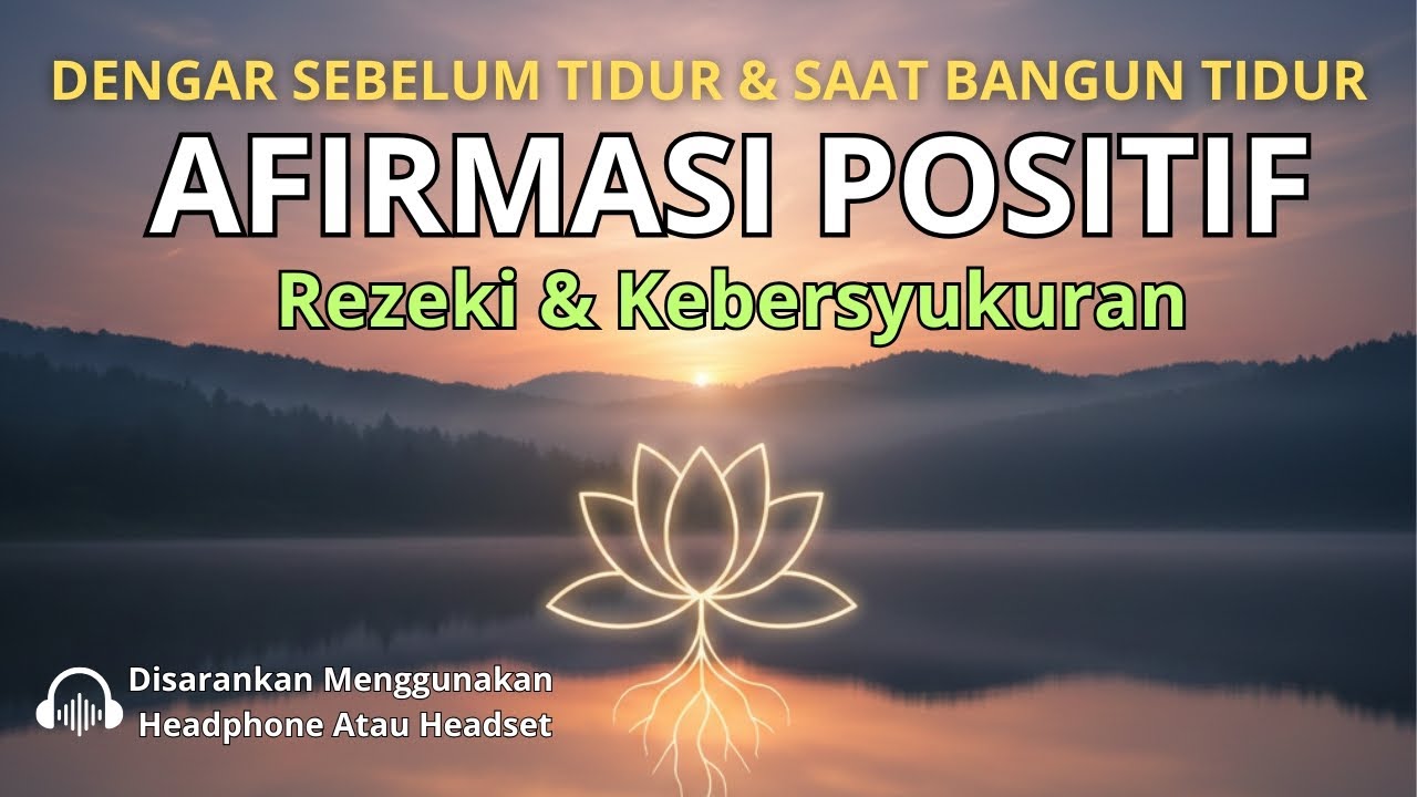 Dengar 5 Menit Sebelum Tidur, Lihat Apa Yang Terjadi Pada Rezekimu!