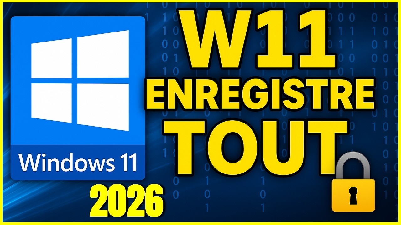 🚨 Windows 11 garde un HISTORIQUE caché de tout ce que tu fais… supprime ce fichier 2026
