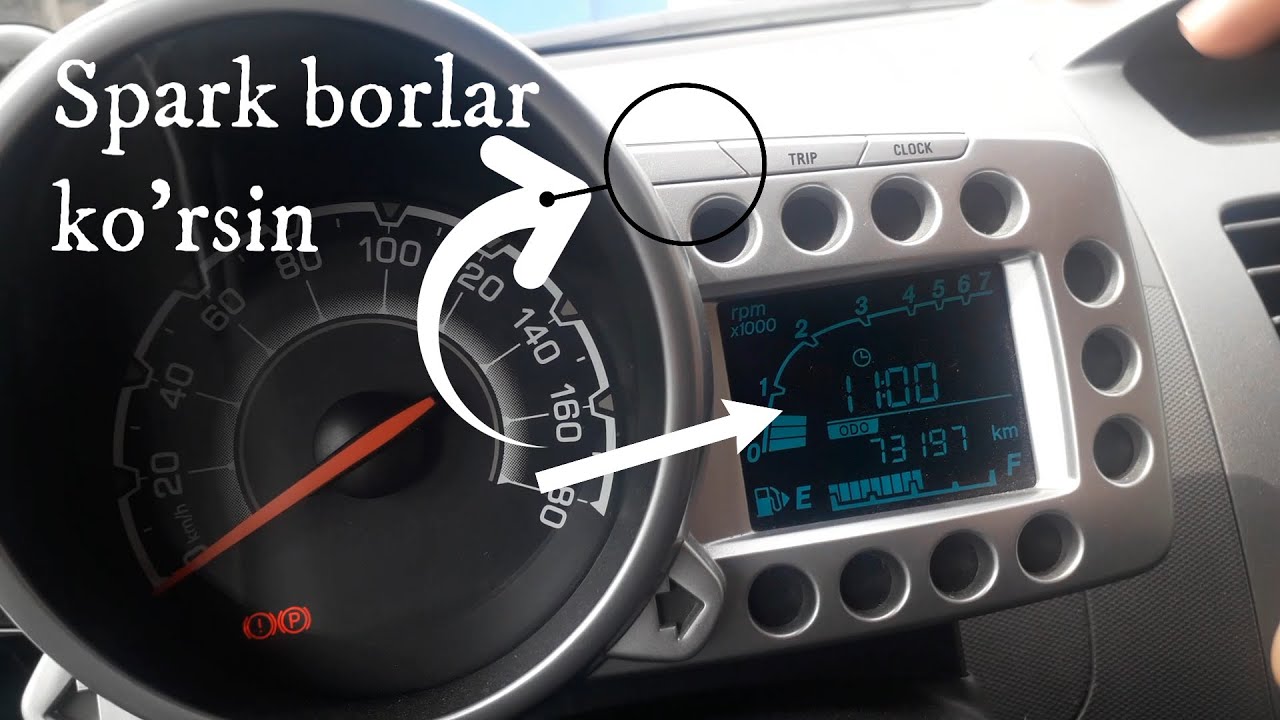 spark tuning tablo 3 knopkani ulash спарк панель приборов