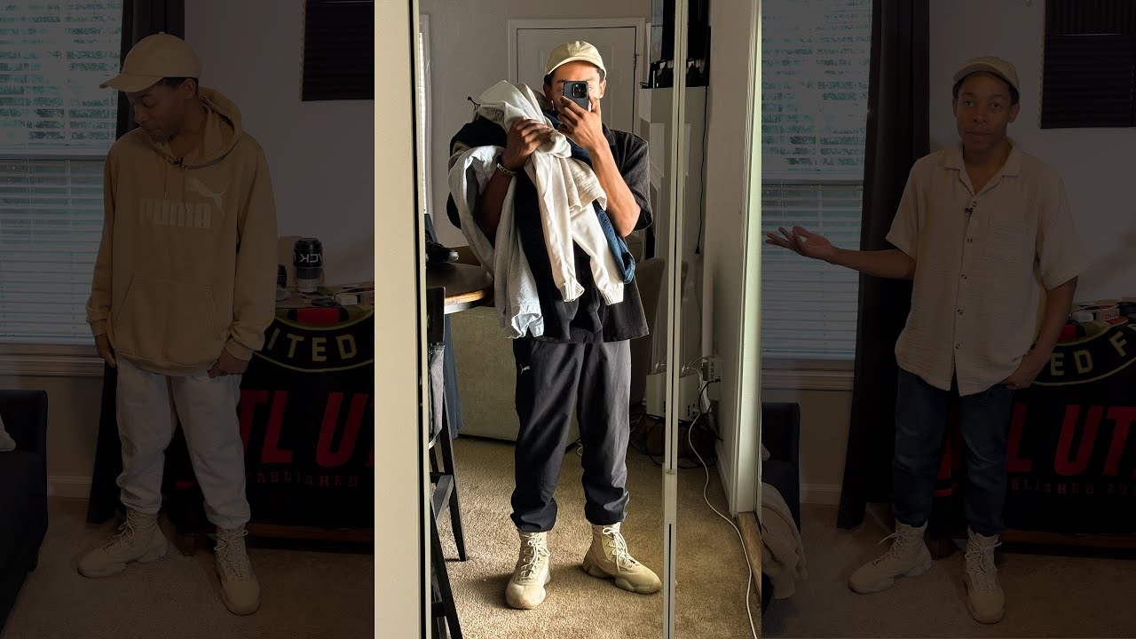 Styling Ideas with Yeezy 500 High Tactical Boot Sands | US Size 12, Colors, Different Combinations