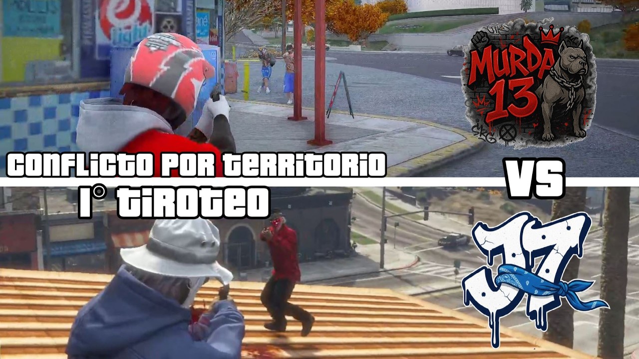 Iguanas por el patio | J7 VS Murda | Conflicto por territorio: 1er Enfrentamiento | FamilyRP