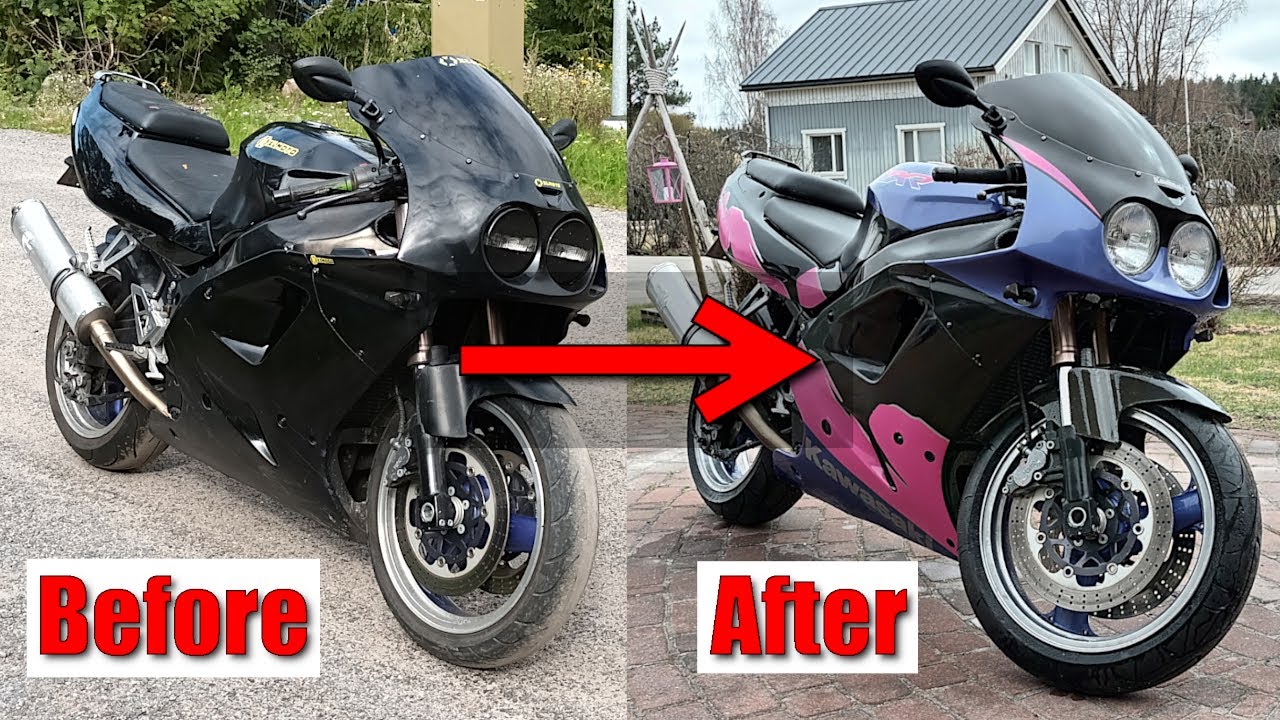 1993 Kawasaki ZXR 750 Restoration - 90s Sport bike FULL BUILD