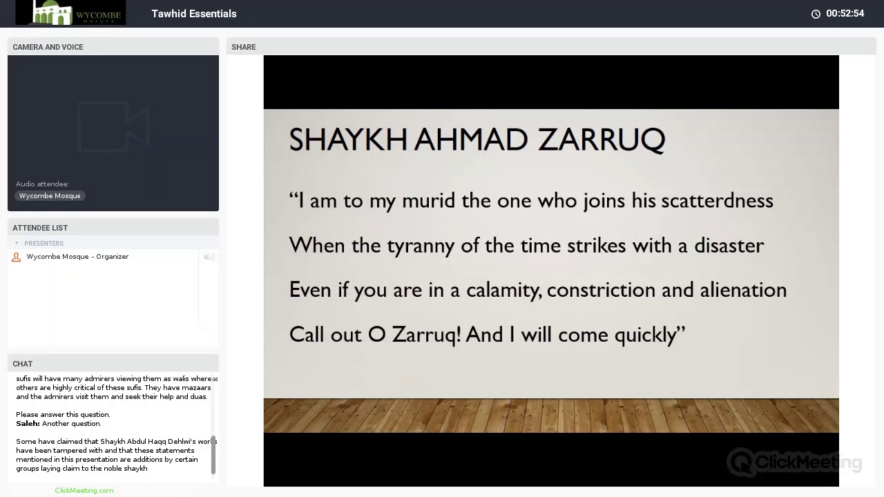 Lecture 4g   Istighatha Sunni scholars who called on absent   deceased Shuyukh for help