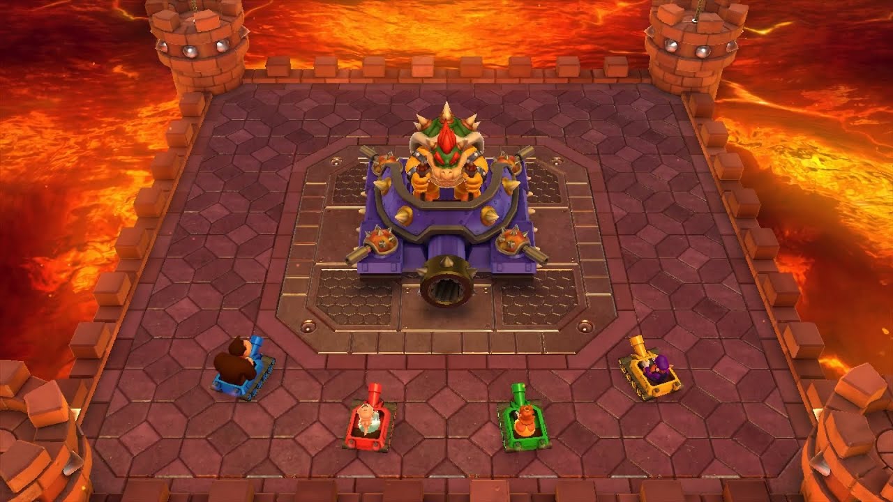 Mario Party 10 Mario Party #426 DK vs Rosalina vs Daisy vs Waluigi Chaos Castle Master Difficulty