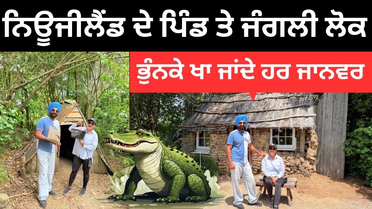 ਜਾਨਵਰਾਂ ਨੂੰ ਖਾਣ ਵਾਲੇ ਨਿਊਜੀਲੈਂਡ ਦੇ ਲੋਕ Newzealad Village life | Punjabi Travel Couple | Ripan Khushi