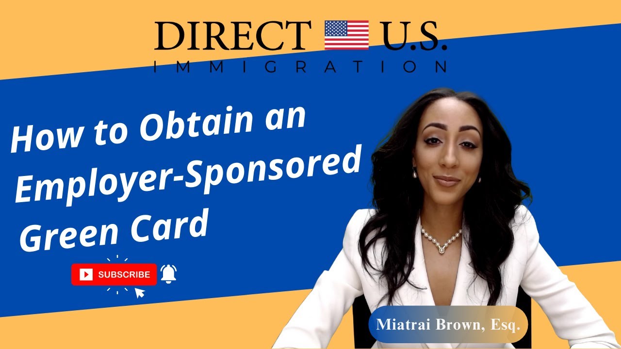 Как получить грин-карту, спонсируемую работодателем | Green Card USA | Прямая иммиграция в США