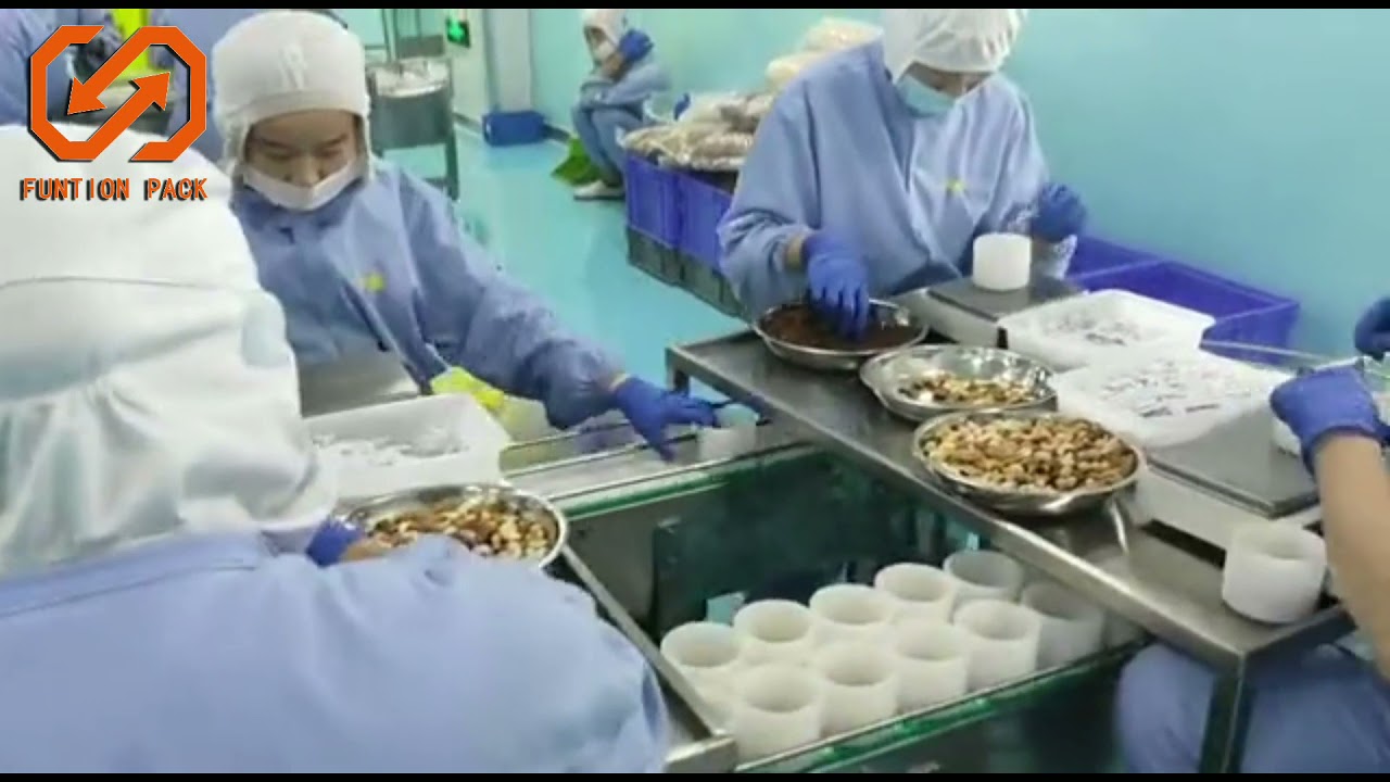 Mixed nuts and dried fruits counting and packing machine