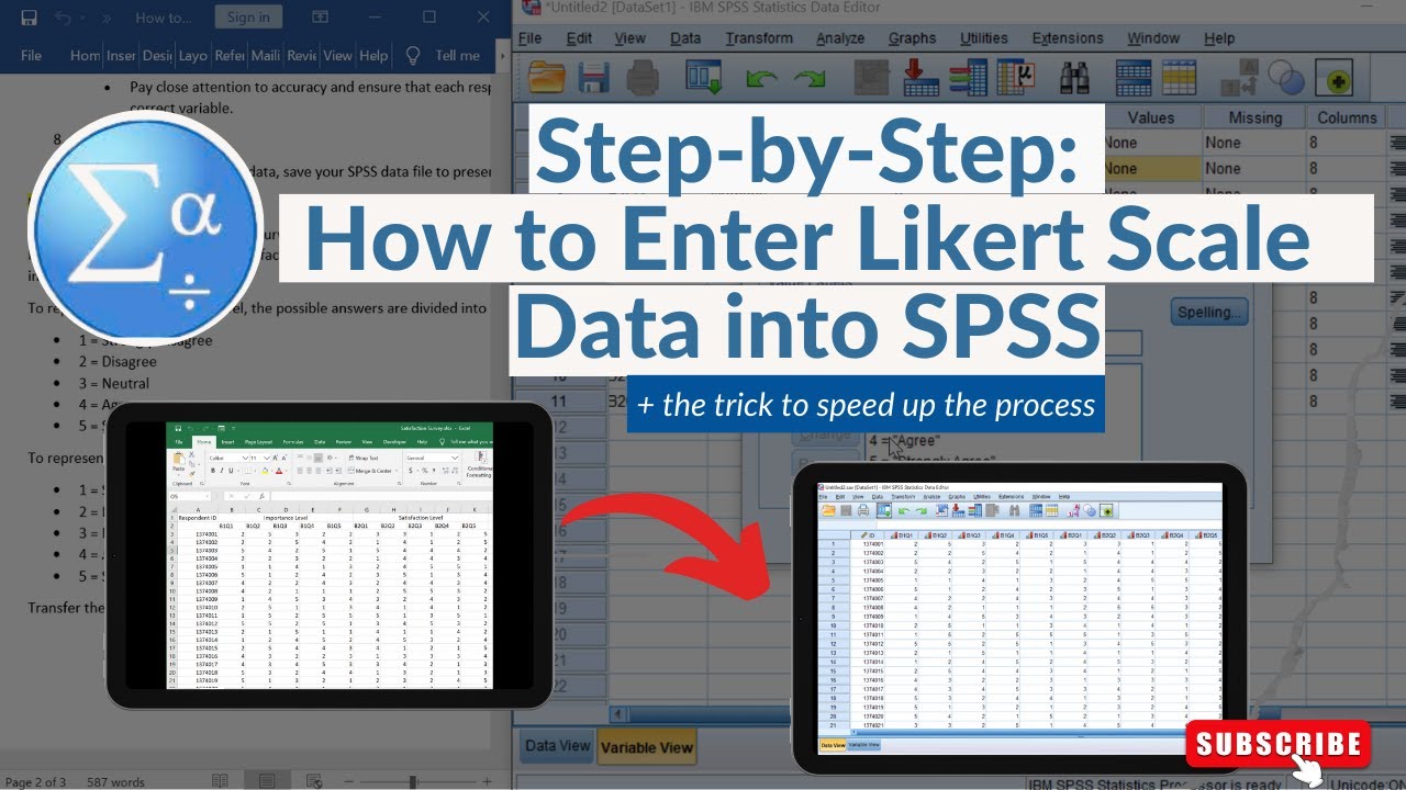 How to Enter Likert Scale Data into SPSS