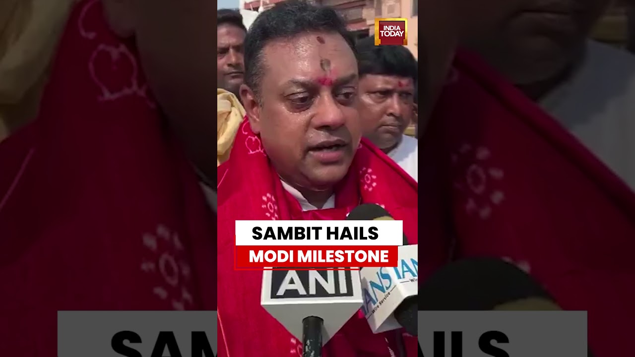 Sambit Patra Hails Modi Milestone, Says PM Surpasses Nehru's Long-Standing Record in India #pmmodi