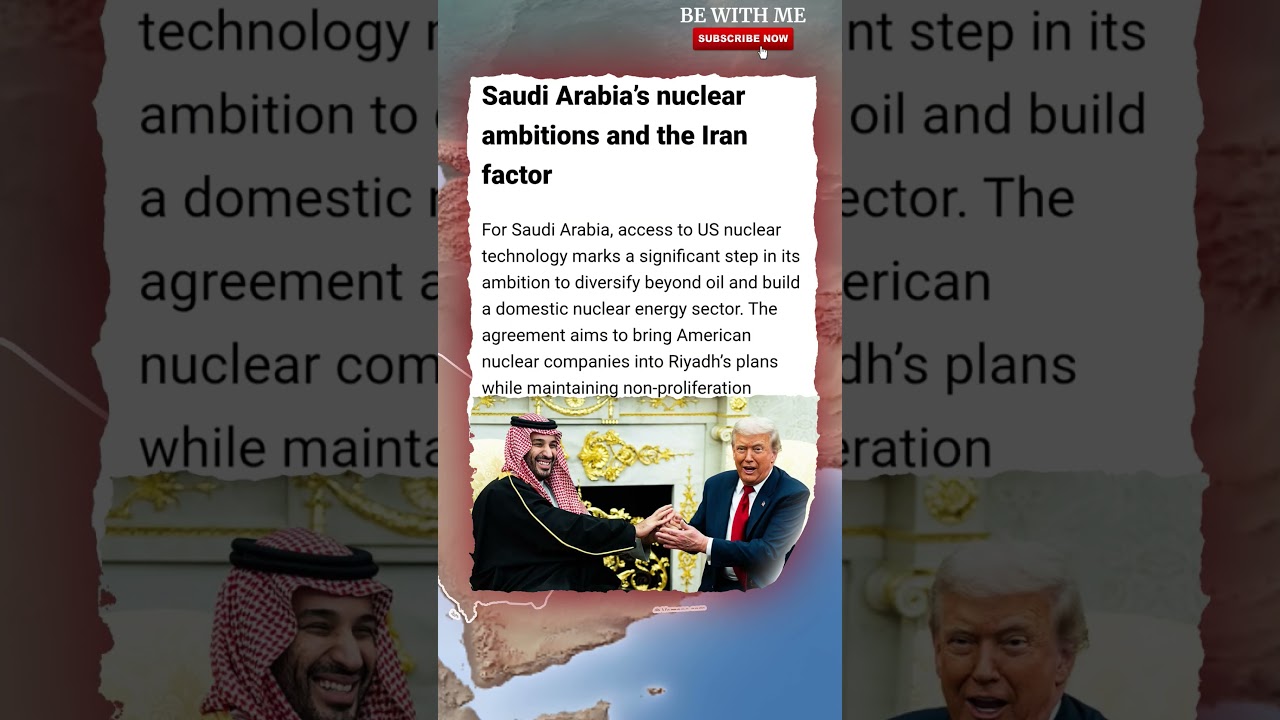US-Saudi Nuclear Deal #shorts #geopolitics #usa