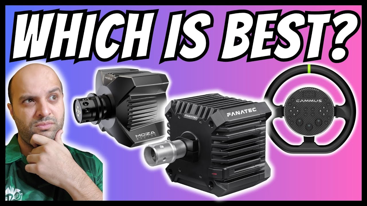 BEST SIM RACING DIRECT DRIVE WHEEL EASY CHOICE | Fanatec CSL DD vs Moza R3 vs Cammus C5 Review