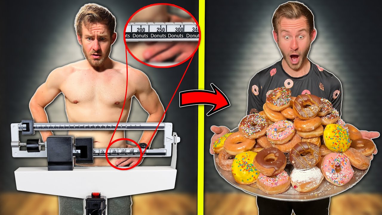I Ate My WEIGHT In DONUTS For 24 Hours!