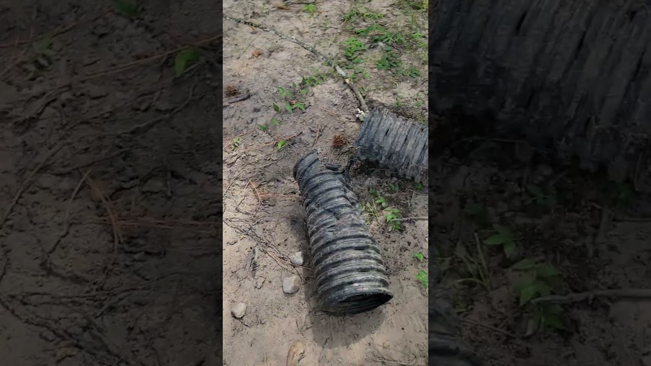 Singlewall Corrugated Drain Pipe Not Always a Good Offer #drainage #construction #work