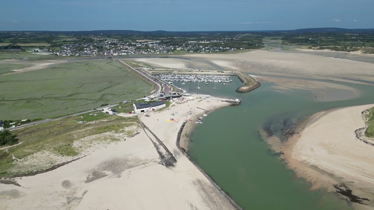 Vidéo 4K drone Portbail plage