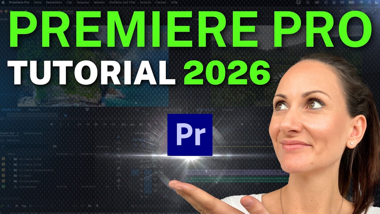 Premiere Pro Tutorial für Anfänger 2025 | Grundkurs für Einsteiger (Deutsch)