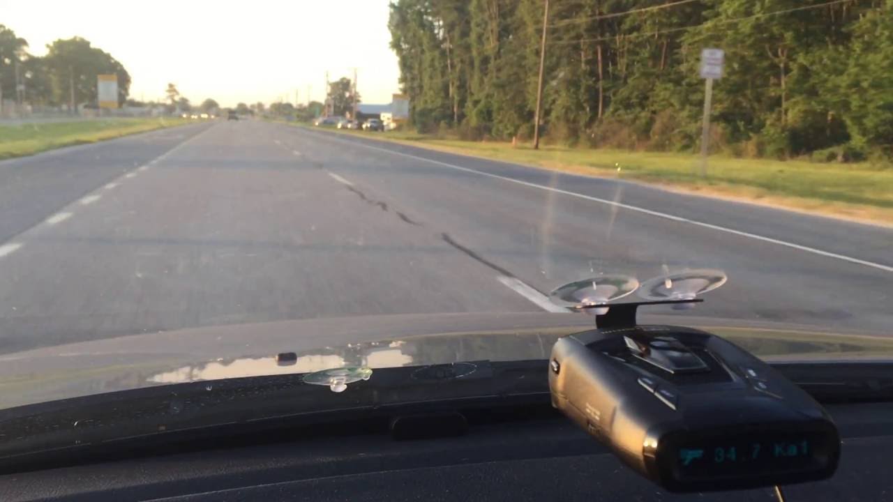 Whistler CR93 34 7 Ka detection to police radar